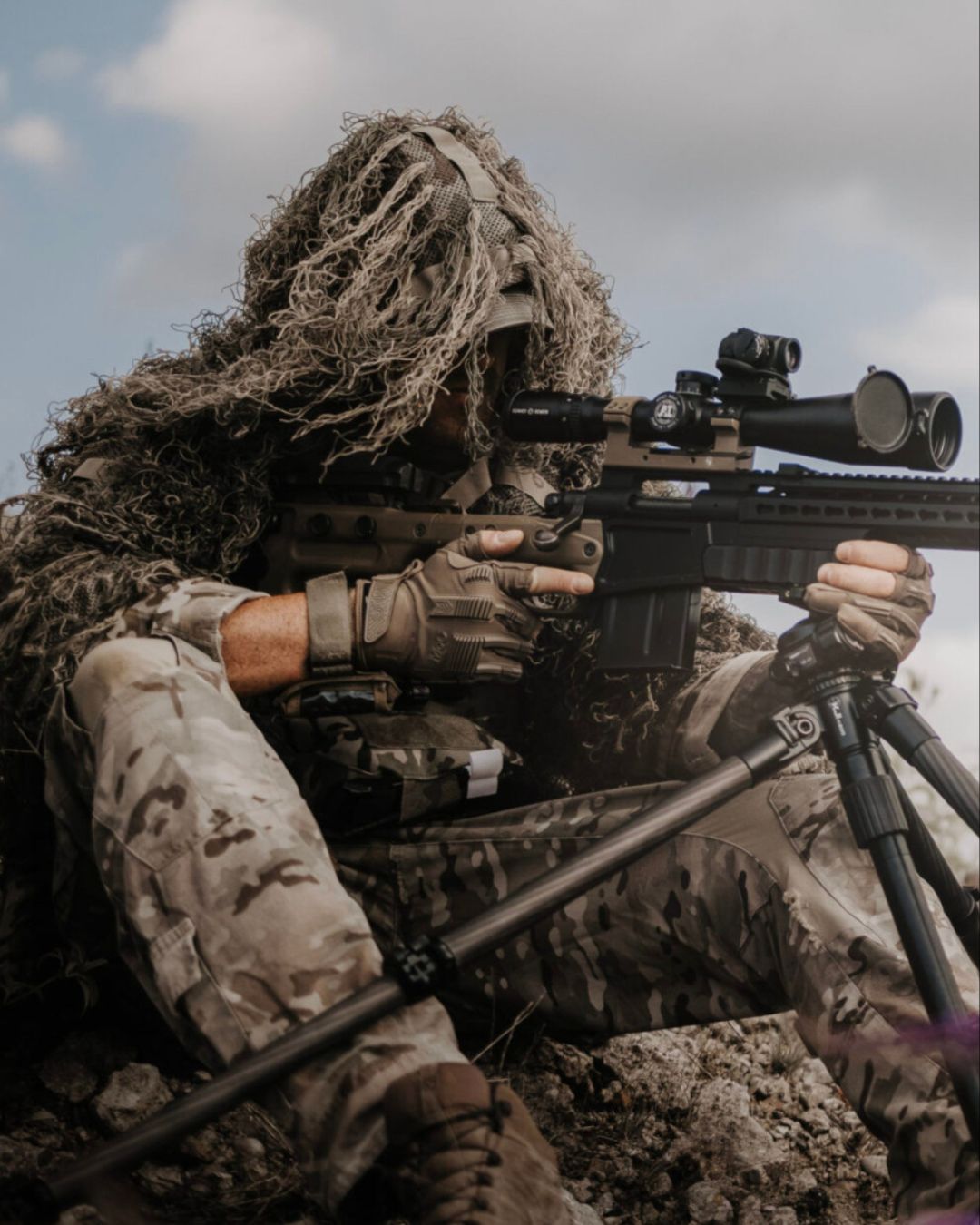 Mog High Abrasion Trivium -כפפות לחימה 3 אצבעות
