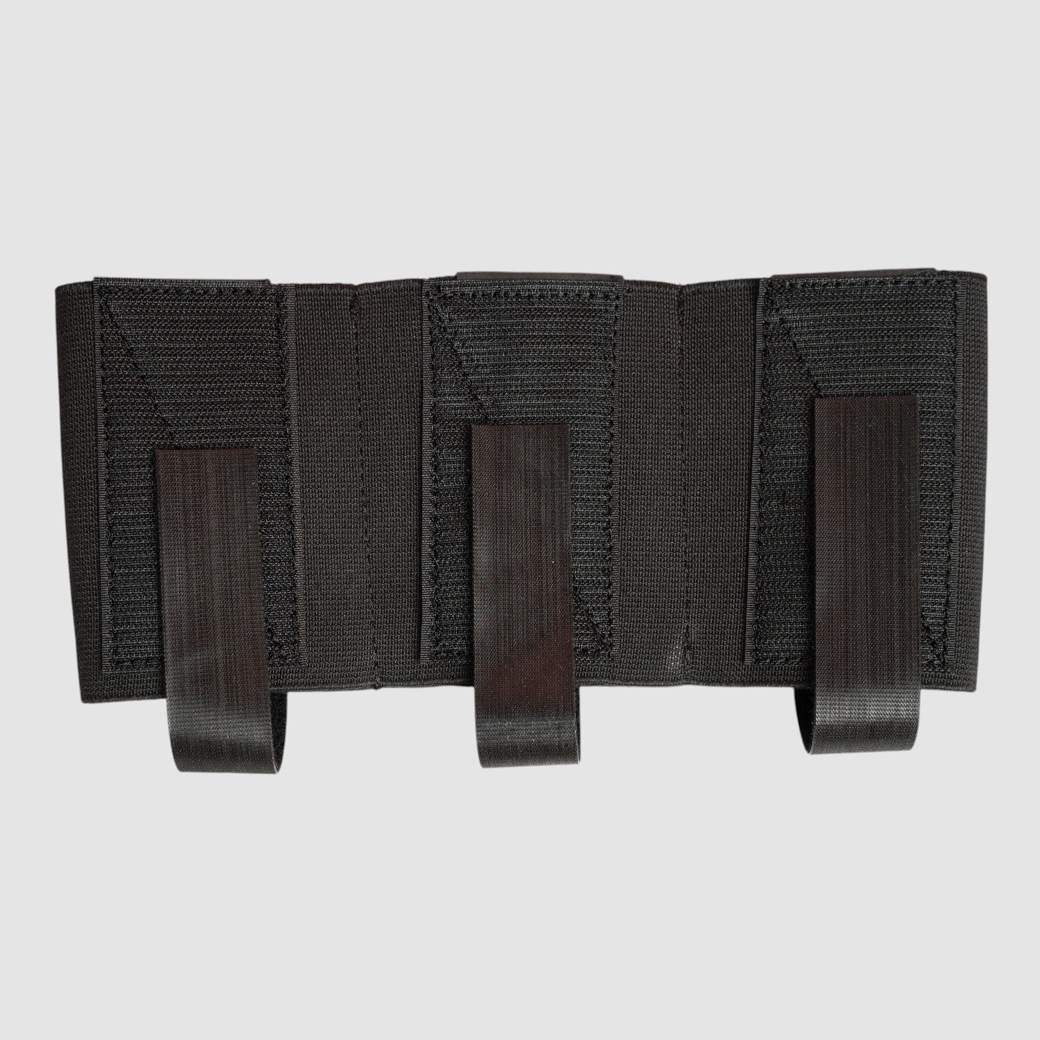 Night Heron Israel black elastic triple magazine insert with adjustable Velcro One-Wrap straps for kangaroo placards