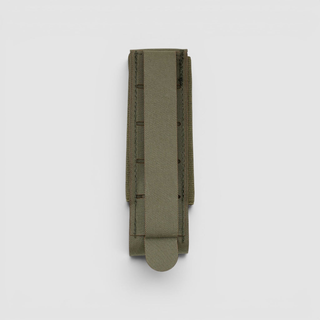 Night Heron Israel olive green Cordura CAT tourniquet pouch with MOLLE attachment and Velcro closure.