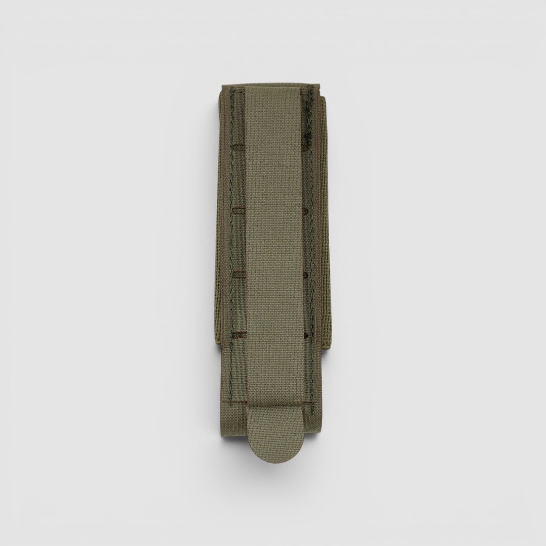Night Heron Israel olive green Cordura CAT tourniquet pouch with MOLLE attachment and Velcro closure.