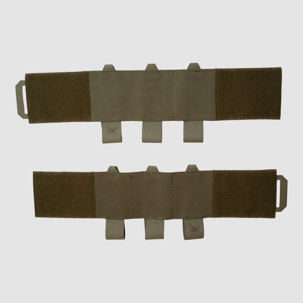 Night Heron Israel X-RAY elastic cummerbund pair in olive drab with low profile MOLLE compatible design