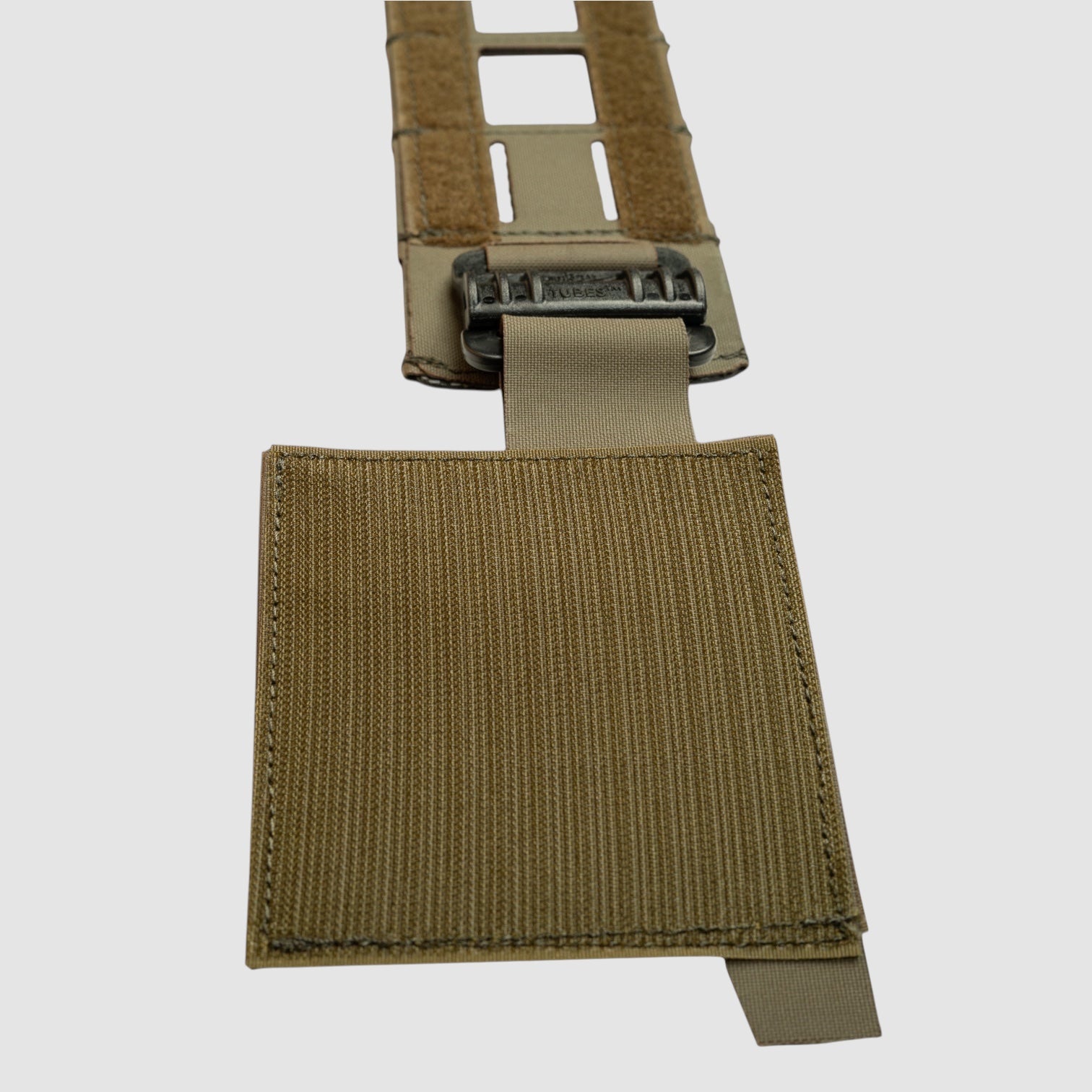 Night Heron Israel X-RAY slim cummerbund in olive drab with MOLLE laser-cut Cordura laminate and quick-release buckle