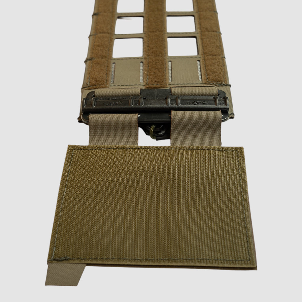 Night Heron Israel X-RAY wide tactical cummerbund in olive drab with MOLLE laser-cut laminate and quick-release buckle