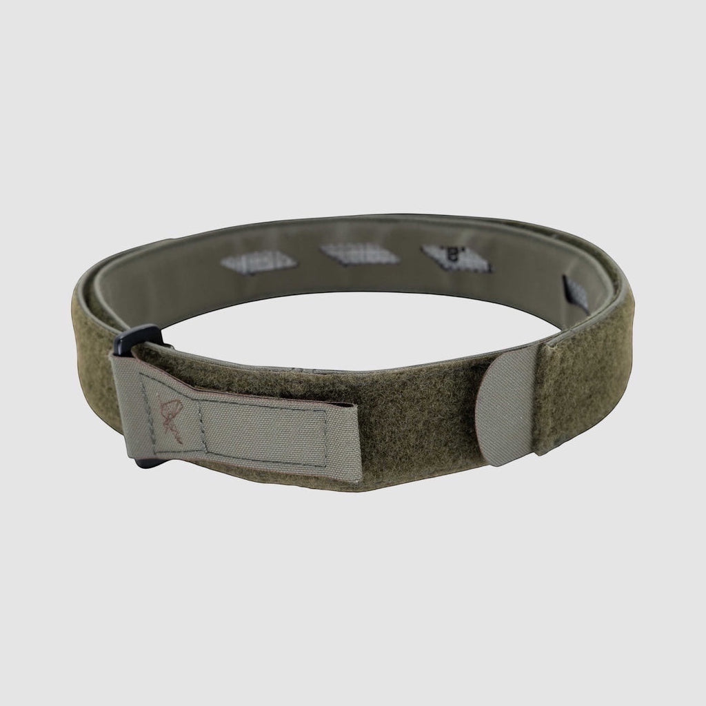Night Heron Israel olive green tactical combat belt with MOLLE system and Cobra buckle, made from Tegris and Cordura.